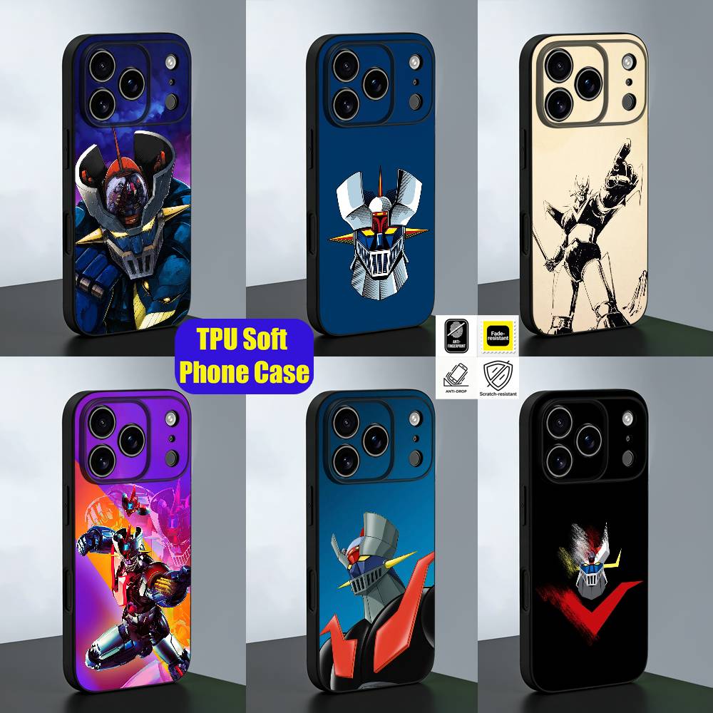 Phone Accessories Logo - M-마징가 Z 로봇 폰 케이스 아이폰