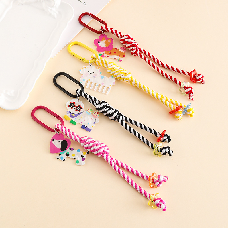 Ysl Phone Accessories - 여성용 폰 끈 도파민 컬러 아크릴