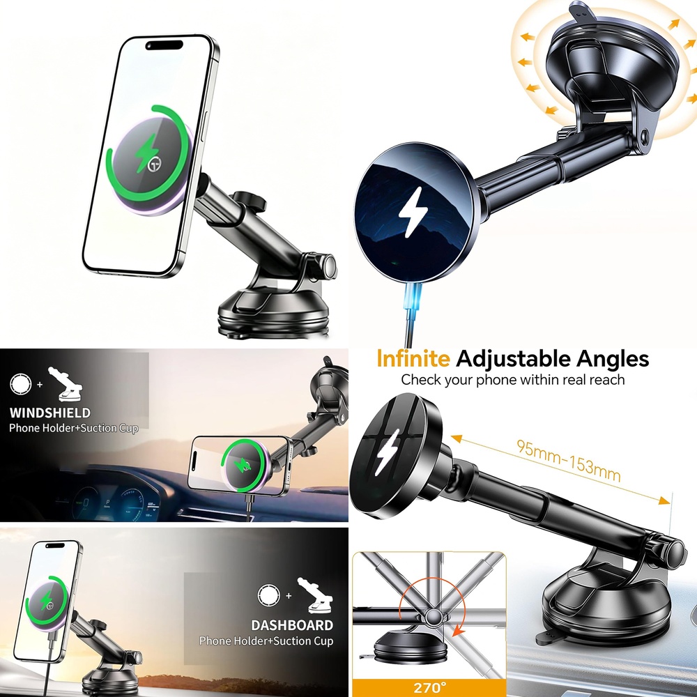 Phone Accessories Trending Products - 자석식 무선 차량용 충전기 트렌드 대시보드