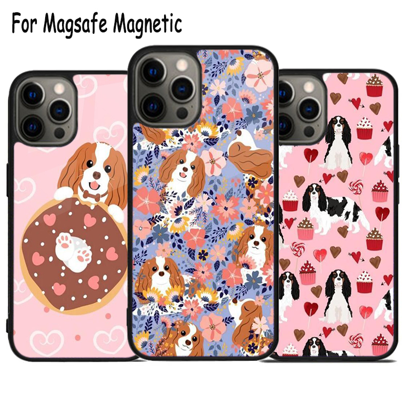 카발리어 킹 찰스 스패니얼 강아지 패턴 아이폰 17 에 - Phone Accessories Logo 리뷰 및 가격