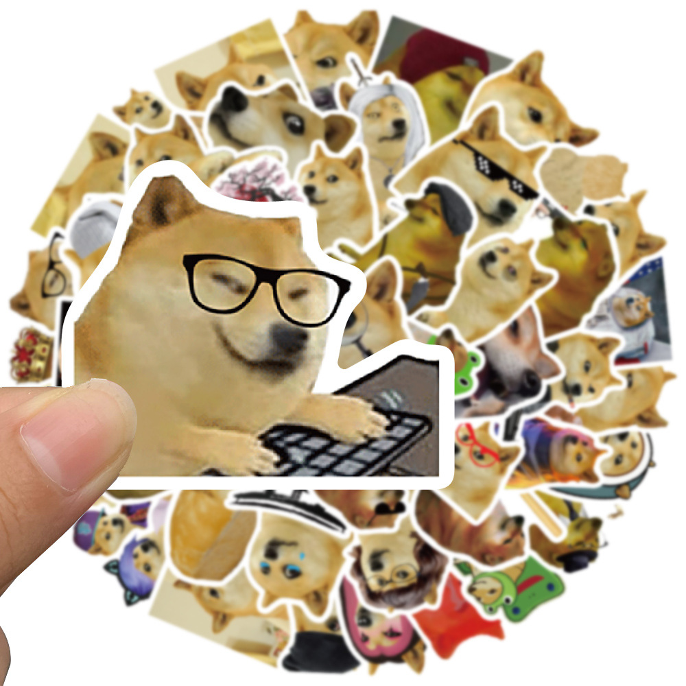 50Pcs 재미 있은 Doge MEME 스티커 뜨거운  - Phone Accessories For Kids 리뷰 및 가격