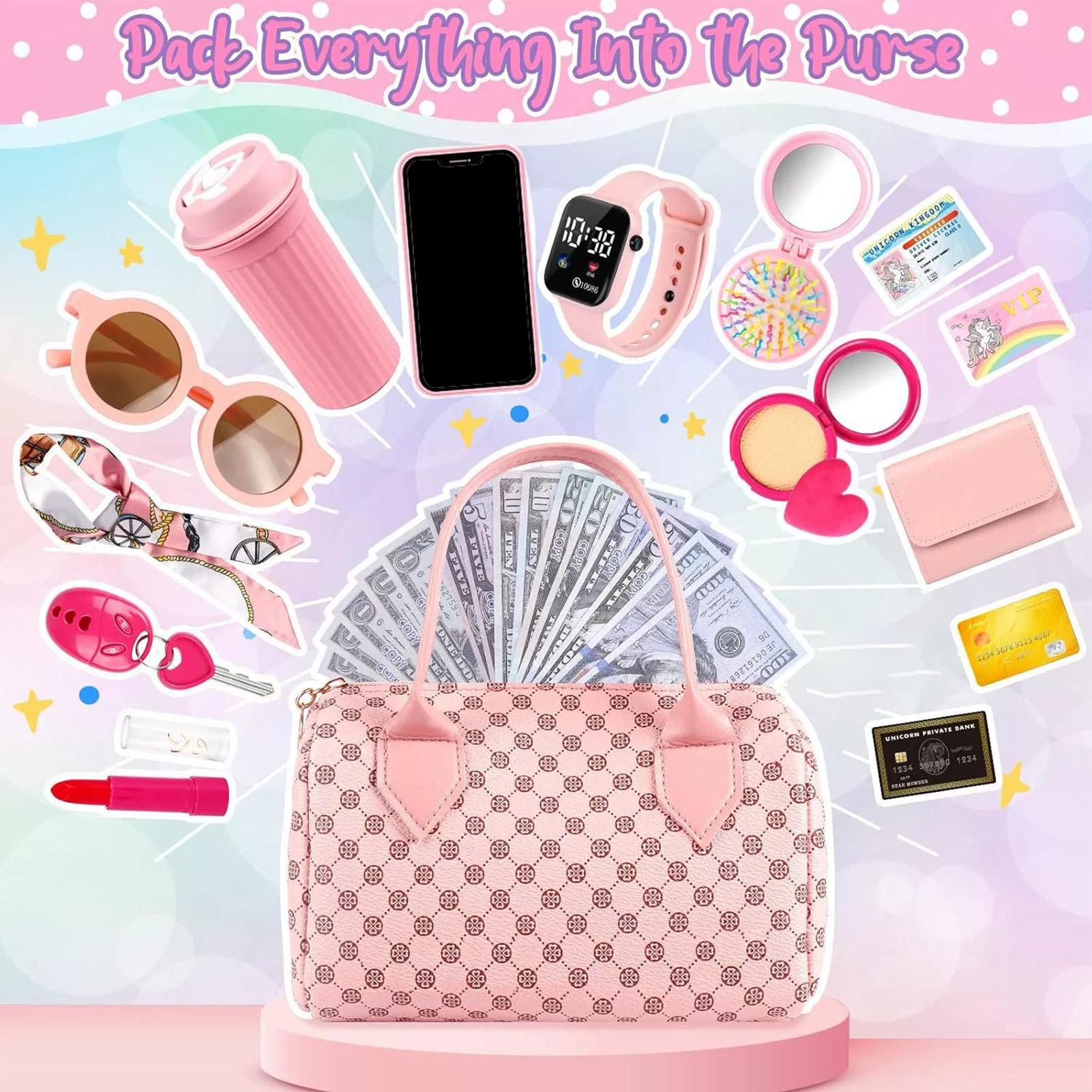공주 놀이 가방 세트, 가짜 화장품 포함, 여자아이 장 - Phone Accessories For Kids 리뷰 및 가격