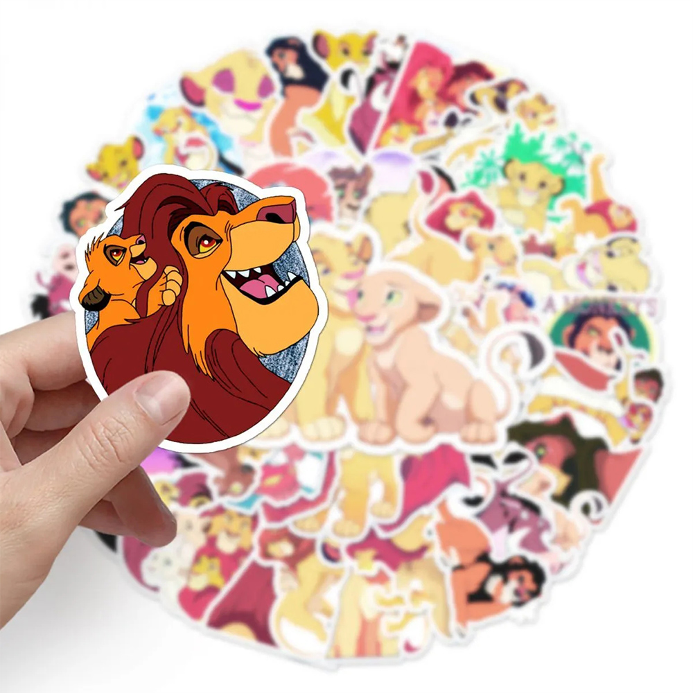 50pcs 영화 라이온 킹 스티커 어린이를위한 만화 애 - Phone Accessories For Kids 리뷰 및 가격