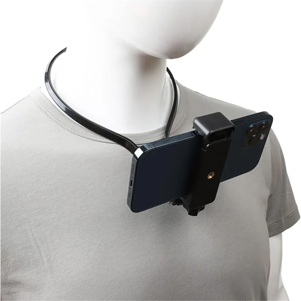 범용 핸즈프리 목걸이형 웨어러블 폰 홀더 조절 가능한  - Neck Hanging Phone Holder 리뷰 및 가격