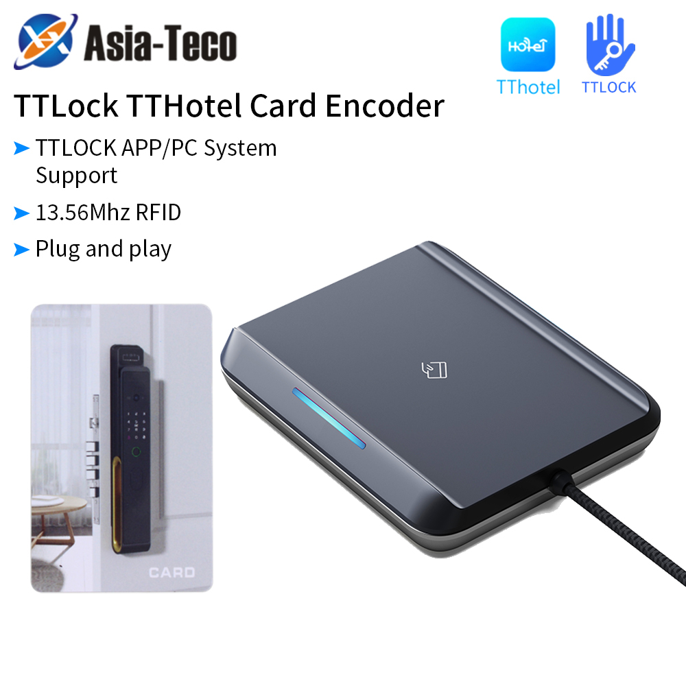 TTLOCK 앱 USB 호텔 방 키 스마트 카드 인코더 - Nfc Card Reader 리뷰 및 가격