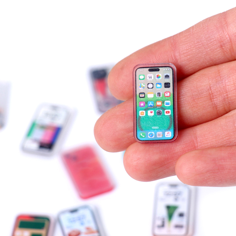 【M】5개 랜덤 인형집 미니어처 휴대폰 장난감 1:12 - Phone Accessories For Kids 리뷰 및 가격