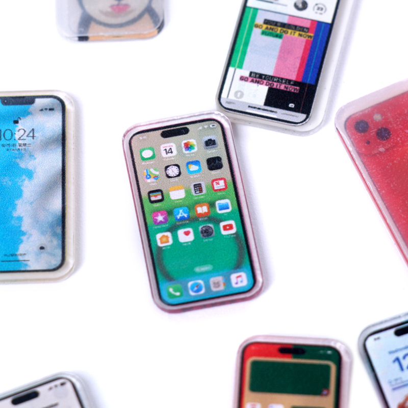 【M】5개 랜덤 인형집 미니어처 휴대폰 장난감 1:12 - Phone Accessories For Kids 리뷰 및 가격