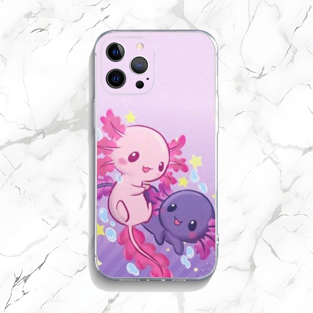 귀여운 Axolotl 휴대폰 케이스, 아이폰 15,14 - Phone Accessories Logo 리뷰 및 가격