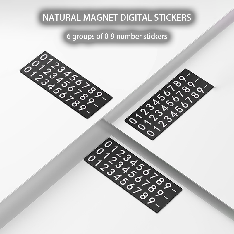자동차 금속 휴대폰 번호 임시 주차 플레이트, Li X - Phone Accessories Logo 리뷰 및 가격