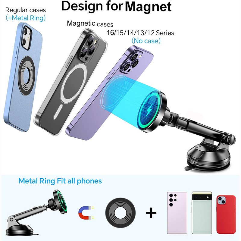 윈드실드 마그네틱 무선 자동차 충전기 신제품 2026  - Phone Accessories Trending Products 리뷰 및 가격