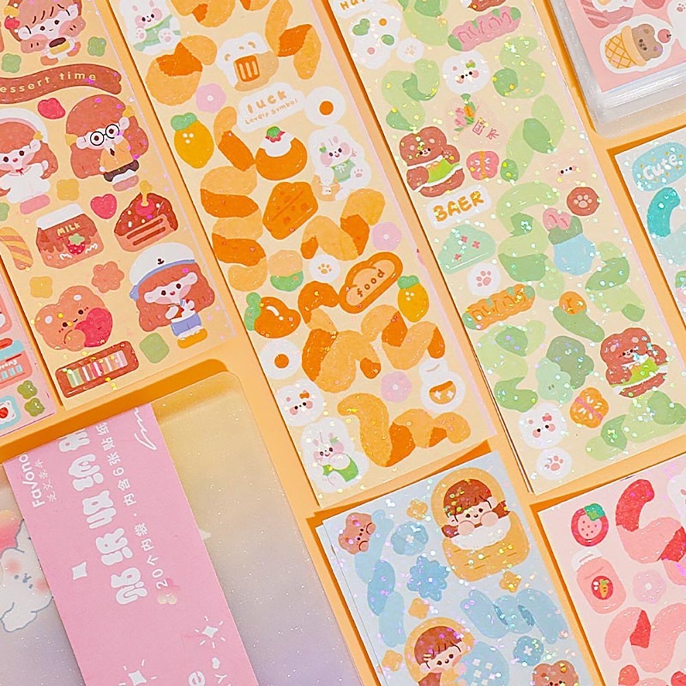 20-1000Pcs 귀여운 카와이 레이저 스티커 세트  - Phone Accessories For Kids 리뷰 및 가격