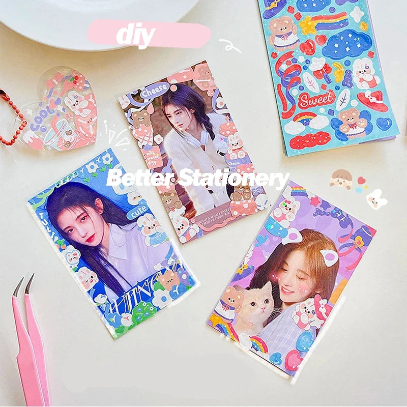 20-1000Pcs 귀여운 카와이 레이저 스티커 세트  - Phone Accessories For Kids 리뷰 및 가격