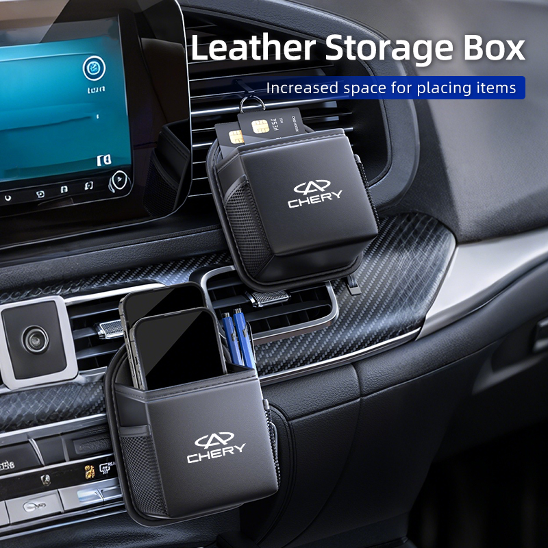 차량 에어벤트 수납함 범용 가죽 폰 파우치 자동차 액세 - Qq Phone Accessories 리뷰 및 가격