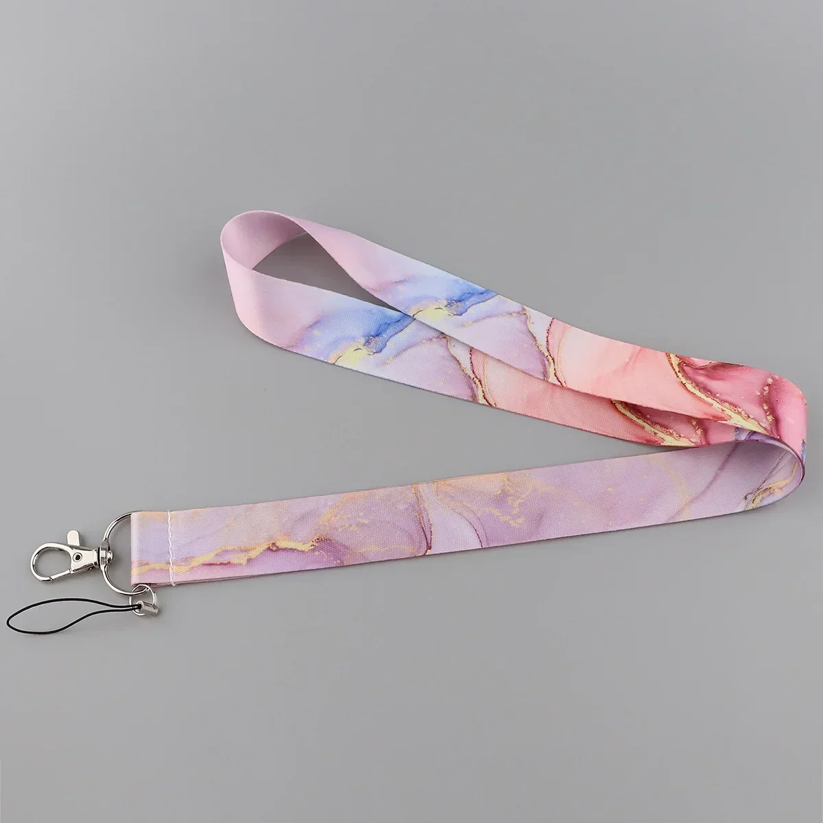 대리석 인쇄 넥 스트랩 키 체인 매는 밧줄 키 여성 I - Neck Hanging Phone Holder 리뷰 및 가격