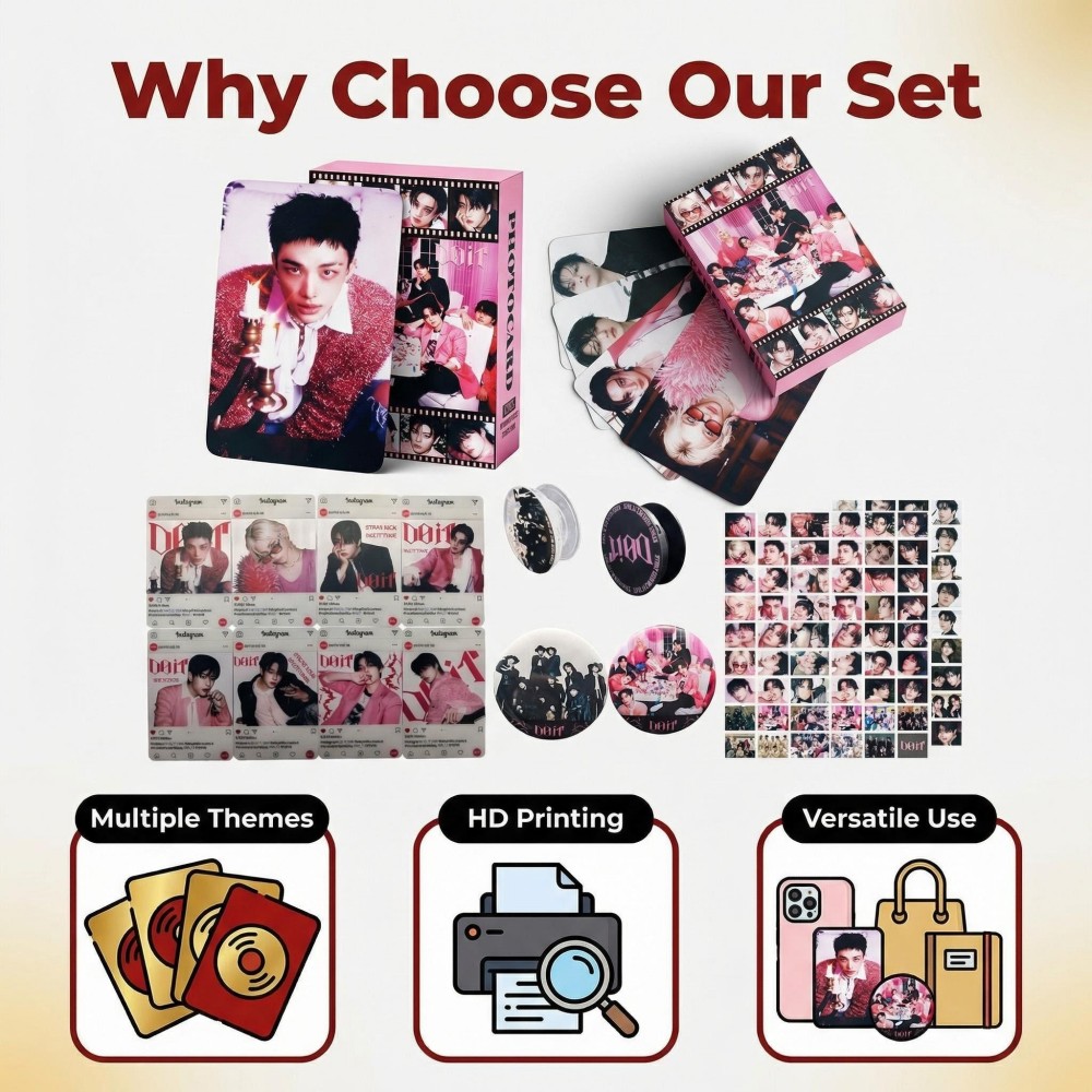 DO IT 테마 K팝 스트레이 SKZ 포토카드 스티커  - Phone Accessories For Kids 리뷰 및 가격