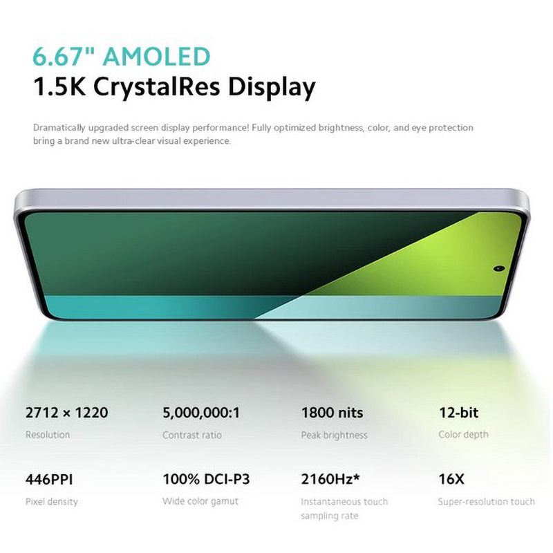 글로벌 펌웨어 샤오미 레드미 노트 13 프로 5G 스마 - Phone Accessories Display 리뷰 및 가격