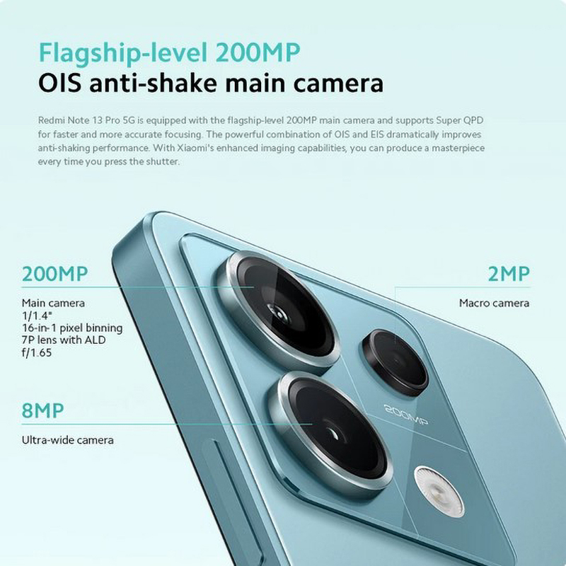글로벌 펌웨어 샤오미 레드미 노트 13 프로 5G 스마 - Phone Accessories Display 리뷰 및 가격